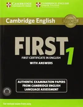 First 1 : First Certificate In English. (2015 Exam) Student's Book Pack (Student's Book)