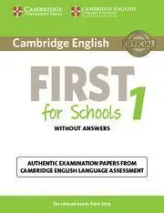 Cambridge English: First (Fce) For Schools 1 (2015 Exam) Student's Book Pack (St