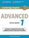 CAMBRIDGE ENGLISH: ADVANCED (CAE) 1 (2015 EXAM) STUDENT'S BOOK WITHOUT ANSWERS