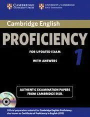 Certificate Of Proficiency In English 1 Proficiency For Updated Exam 1 With Answers