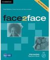 FACE2FACE INTERMEDIATE TEACHER'S BOOK WITH DVD 2ND EDITION