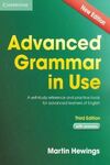 ADVANCED GRAMMAR IN USE BOOK WITH ANSWERS