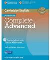 COMPLETE ADVANCED TEACHER'S BOOK WITH TEACHER'S RESOURCES CD-ROM 2ND EDITION