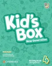 Kid's Box New Generation Level 4 Activity Book With Digital Pack British English
