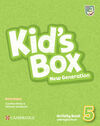 KID'S BOX NEW GENERATION LEVEL 5 ACTIVITY BOOK WITH DIGITAL PACK BRITISH ENGLISH