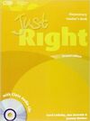 JUST RIGHT ELEMENTARY PROFESOR + CD