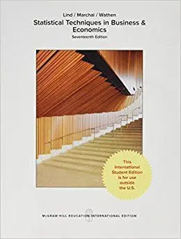 Statistical Techniques In Business And Economics - 17º Ed. 2017