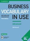 BUSINESS VOCABULARY IN USE: ADVANCED BOOK WITH ANSWERS AND ENHANCED EBOOK: SELF-STUDY AND CLASSROOM USE