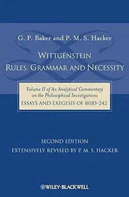 Wittgenstein: Rules, Grammar And Necessity