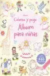 Coloreo y Pego. Álbum para Niñas
