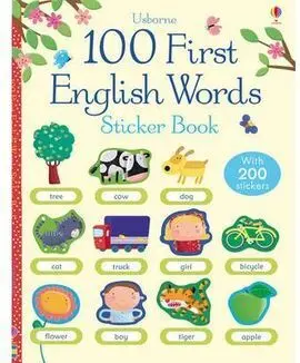 100 First English Words Sticker Book