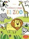 Coloreo y Pego. El Zoo