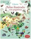 ATLAS ILUSTRADO CON PEGATINAS