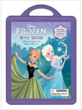 Frozen Book And Magnetic Play Set
