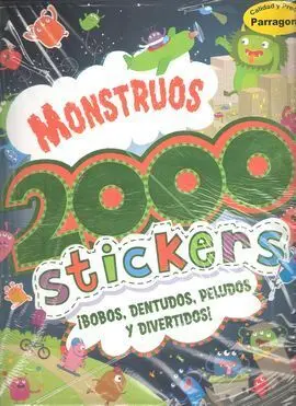 Monstruos 2000 Stickers - Bobos, Dentudos, Peludos, Divertidos