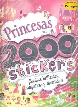 2000 Stickers Princesas