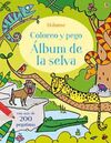 COLOREO Y PEGO. ÁLBUM DE LA SELVA