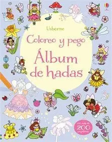 Coloreo y Pego. Álbum de Hadas