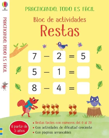 Bloc de Actividades Restas