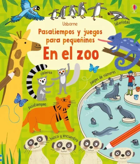 Pasatiempos y Juegos para Pequeñines: en el Zoo