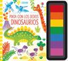 DINOSAURIOS PINTA CON LOS DEDOS