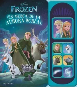 Libro Musical 7 Botones Frozen Luces Mágicas
