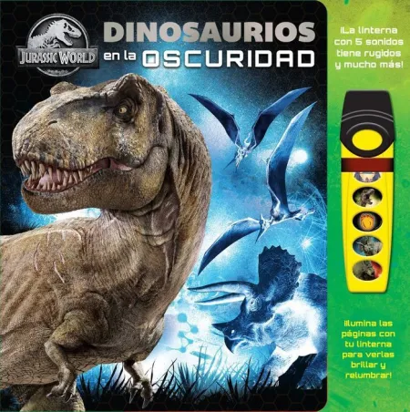 Dinosaurios en la Oscuridad. Libro con Linterna