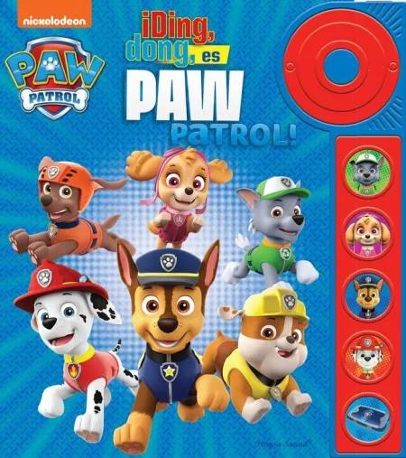Íding, Dong, Es la Patrulla Canina. Libro con Timb