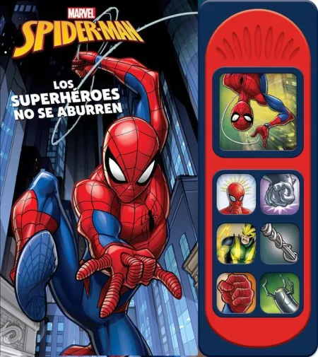 Los Superhéroes no se Aburren. Spiderman. 7 Botone