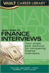 VAULT GUIDE TO FINANCE INTERVIEWS