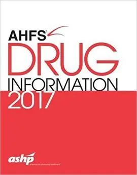Ahfs Drug Information 2017