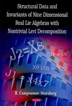 Structural Data And Invariants Of Nine Dimensional Real Lie Algebras With Nontrivial Levi Decomposition