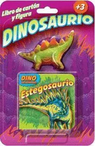 Dinosaurios. Libro Carton y Figura Estegosaurio