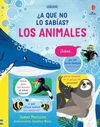 ¿A QUE NO LO SABIAS? LOS ANIMALES