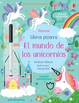 El Mundo de los Unicornios Libro Pizarra