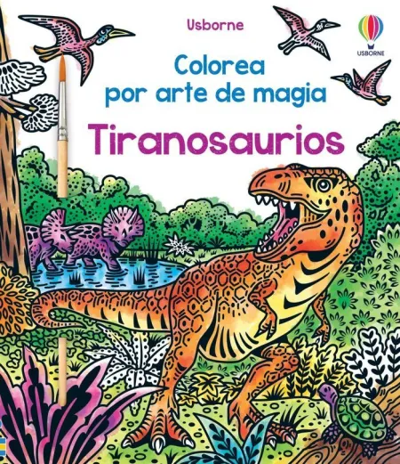 Tiranosaurios Colorea por Arte de Magia
