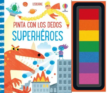 Superhéroes Pinta con los Dedos