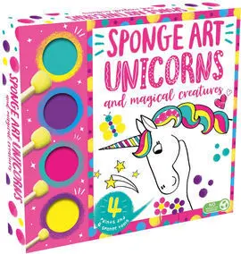 Sponge Art Unicorns And Magical Creatures - Eng