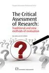 The Critical Assessment Of Research: Traditional And New Methods Of Evaluation