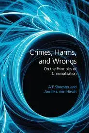 Crimes, Harms, And Wrongs. On The Principles Of Criminalisation