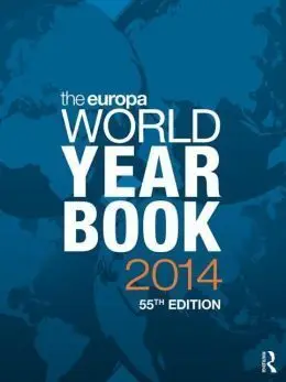 The Europa World Year Book 2014 (55Th Edition) (2 Vols. )