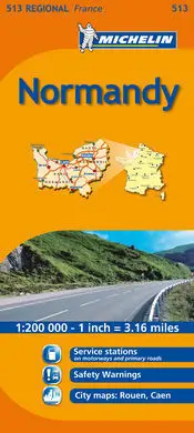 Mapa Regional Normandy
