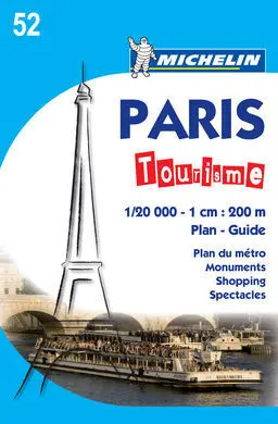 Plano Paris Tourisme