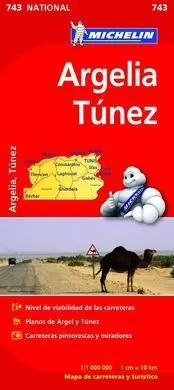 Mapa National Argelia Túnez