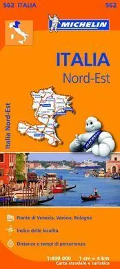 Mapa Regional Italia Nord Est