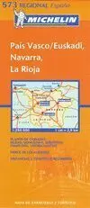 Mapa Regional País Vasco/Euskadi, Navarra, la Rioja