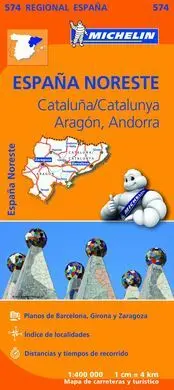 Mapa Regional Cataluña /Catalunya, Aragón, Andorra