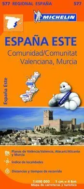 Mapa Regional Comunidad Valenciana, Murcia