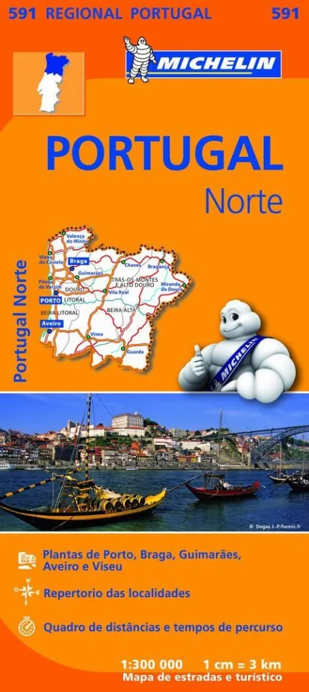 Mapa Regional Portugal Norte