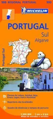 Mapa Regional Portugal Sur - Algarve